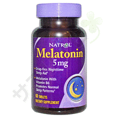 メラトニン 5mg 60錠|Melatonin 5mg 60Tablets 5mg 60 錠